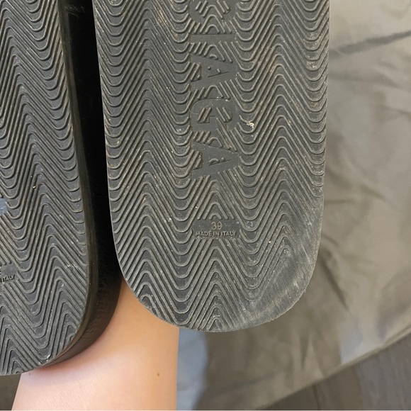 Authentic Balenciaga SLIDES WITH EMBOSSED LOGO leather printed size 39 - Picture 4 of 6